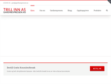 Tablet Screenshot of gardinexpressen.no